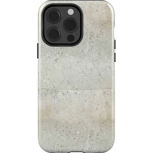 Natural White Concrete iPhone 15 Pro Impact Case